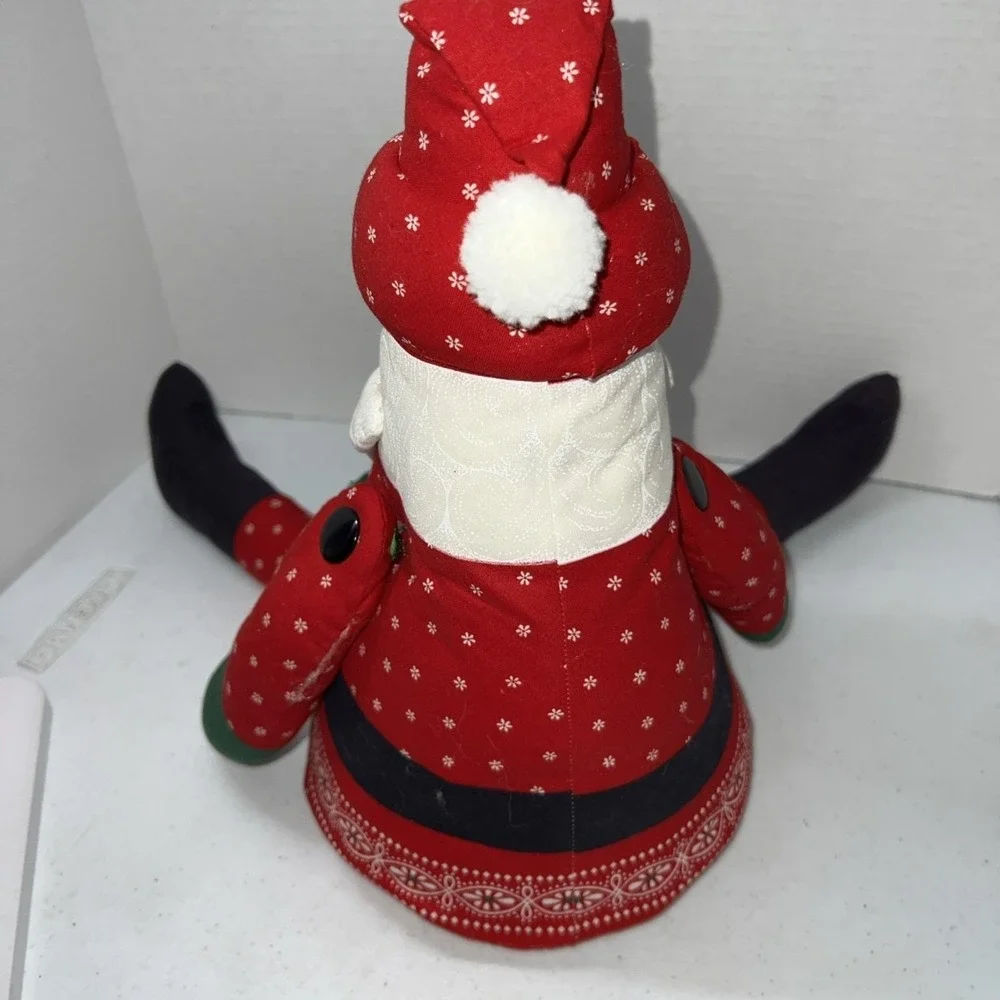 Vintage Handmade Santa Claus Christmas Stuffed Decor Cottage Mary Engelbright
